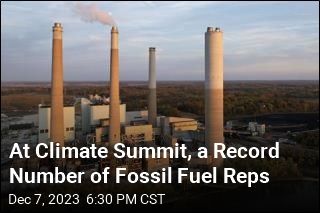 At Climate Summit, a Record Number of Fossil Fuel Reps