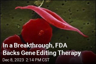 In a Breakthrough, FDA Backs Gene Editing Therapy