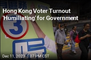Hong Kong Voter Turnout &#39;Humiliating&#39; for Government