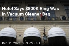 Hotel Finds $800K Ring in Vacuum Cleaner Bag