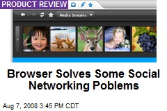 Browser Solves Some Social Networking Poblems