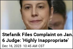Stefanik Files Complaint on Jan. 6 Judge: &#39;Highly Inappropriate&#39;