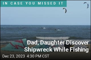 Dad, Daughter Discover Shipwreck While Fishing