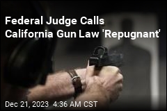 Federal Judge Blocks California Gun Law