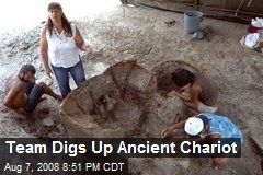 Team Digs Up Ancient Chariot