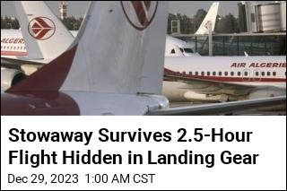 Stowaway Survives 2.5-Hour Flight Hidden in Landing Gear
