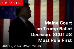 Trump Appeals Maine Ballot Ruling