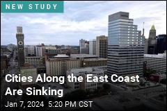 Cities Along the East Coast Are Sinking