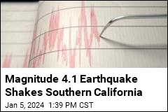 Magnitude 4.1 Earthquake Shakes Southern California