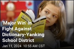 &#39;Major Win&#39; in Fight Against Dictionary-Yanking School District