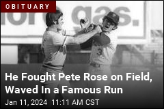 He Fought Pete Rose on Field, Waved In a Famous Run