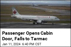 Passenger Opens Cabin Door, Falls to Tarmac