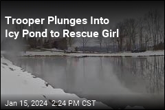 State Trooper Rescues Girl, 8, From Icy Pond