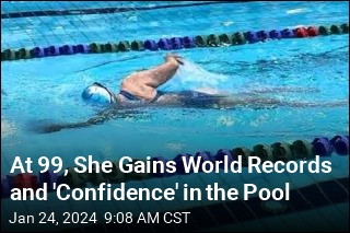 At 99, She Gains World Records and &#39;Confidence&#39; in the Pool