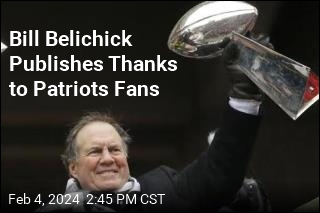 Bill Belichick Publishes Thanks to Patriots Fans