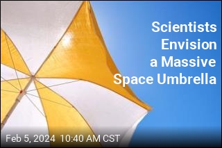 Novel Idea to Cool Planet: Giant Space Umbrella