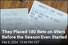 They Placed 180 Bets on 49ers Before the Season Even Started