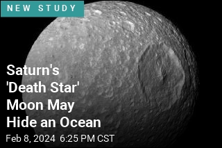 Saturn&#39;s &#39;Death Star&#39; Moon May Hide an Ocean