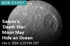 Saturn&#39;s &#39;Death Star&#39; Moon May Hide an Ocean