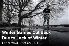 Winter Games Cut Back Due to Lack of Winter