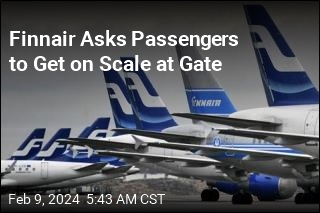 Finnair Asks Passengers to Get on Scale at Gate