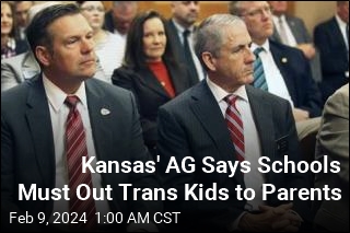 Kansas&#39; AG Says Schools Must Out Trans Kids