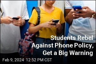 Students Rebel Against Phone Policy, Get a Big Warning