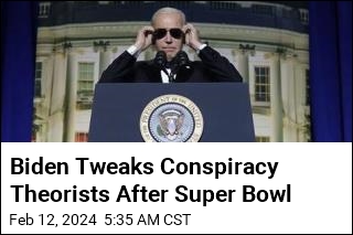 Biden Mocks Conspiracy Lovers After Super Bowl Win
