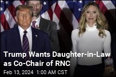 Trump Wants Daughter-in-Law as Co-Chair of RNC