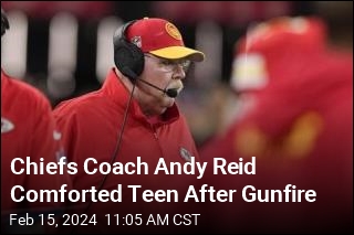 Chiefs Coach Andy Reid Comforted Teen After Gunfire