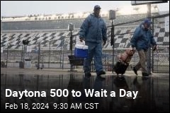 Rain Stalls Daytona 500