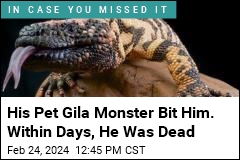His Pet Gila Monster Bit Him. He Was Dead Within Days