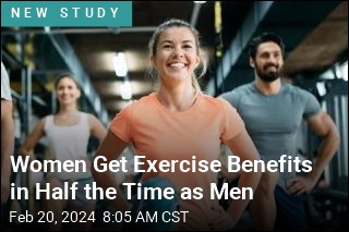 Women See Exercise Benefits in Half the Time as Men