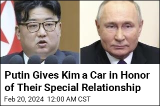 Putin Gives Kim a Car in Honor of Their Special Relationship