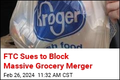 US Sues to Block $24.6B Kroger-Albertsons Merger