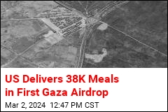US Makes Its First Airdrop, Delivering 38K Meals to Gaza