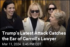 After Trump Attack, Lawyer for Carroll Says They&#39;re Listening