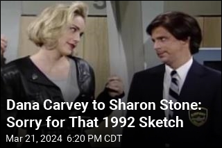 Dana Carvey to Sharon Stone: Sorry for that 1992 Sketch