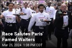 Race Honors Paris&#39; Celebrated Waiters