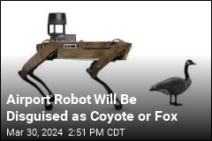 Disguised Robot Will Scare Wildlife Away From Runways