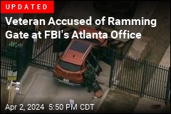 Car Rams Gate at FBI&#39;s Atlanta Office