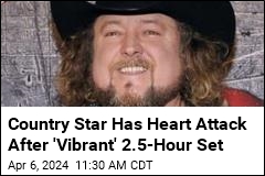 Country&#39;s Colt Ford Finishes Show, Suffers Heart Attack