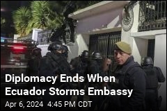 Diplomacy Ends When Ecuador Storms Embassy