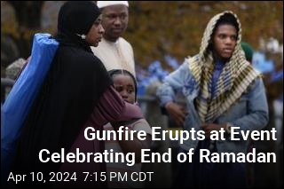Gunfire Ends Celebration Outside Philadelphia Mosque