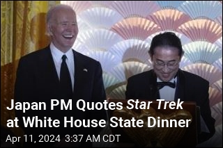 Kishida Invokes Star Trek at White House State Dinner
