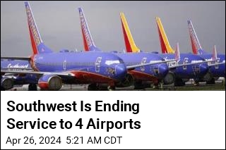 Southwest Is Ending Service to 4 Airports