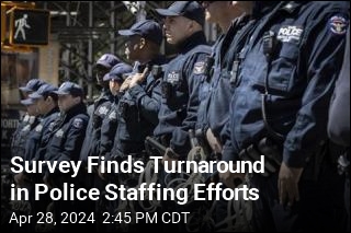 Survey Finds Turnaround in Police Staffing Efforts