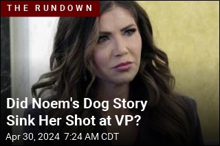 Turns Out a Puppy Killer Isn&#39;t a Great Sell for VP