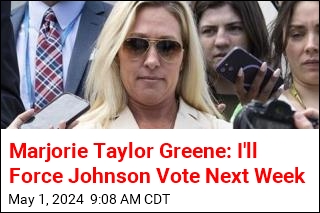 Marjorie Taylor Greene: I Want Vote on Johnson Next Week