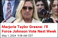 Marjorie Taylor Greene: I Want Vote on Johnson Next Week